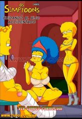 Cuidando al Hijo Accidentado- Los Simpsons