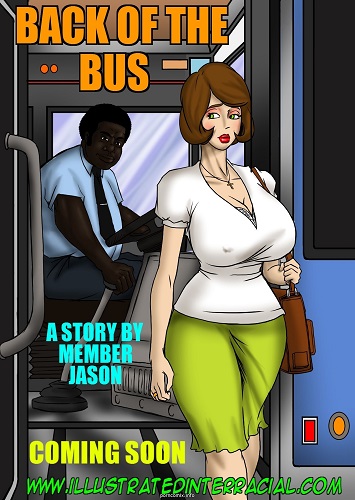 Back Of The Bus- illustrated interracial